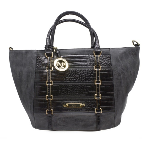 V1969 Handbags - New Versace V1969 Evangeline Blk faux Leather Bag